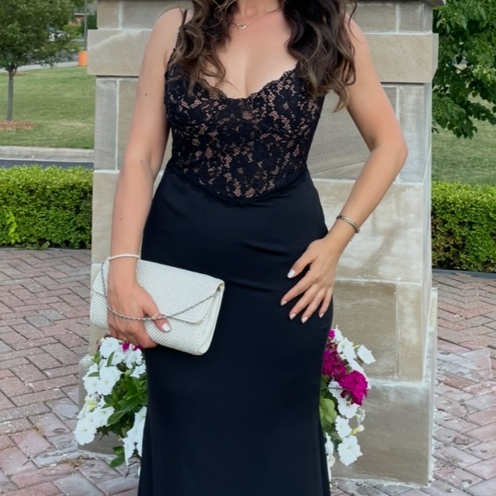 House of CB Black Lace Dress